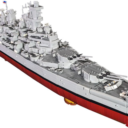 bb-61 uss iowa building set | lego compatible - 7