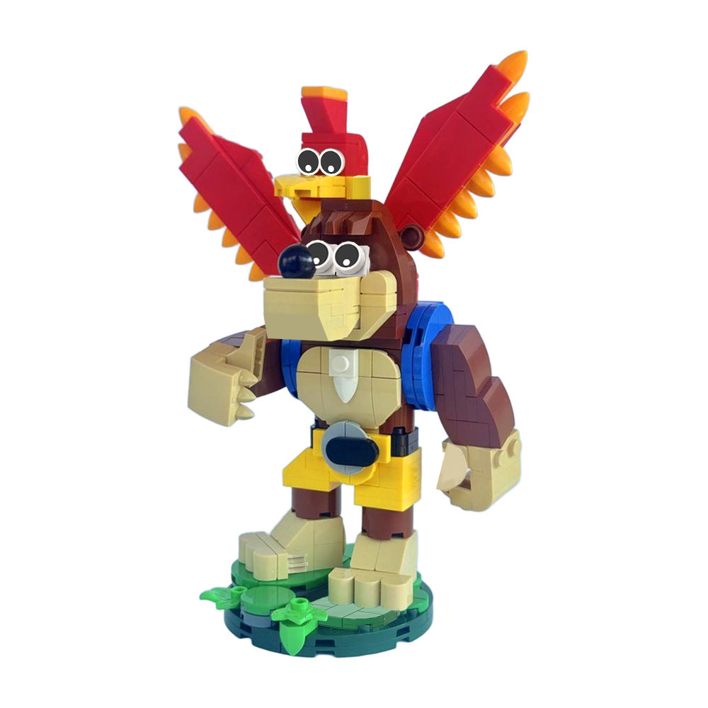 bear-and-bird duo building set | banjo-kazooie | moc-198710 - 3