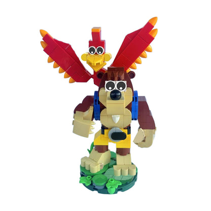 bear-and-bird duo building set | banjo-kazooie | moc-198710 - 5
