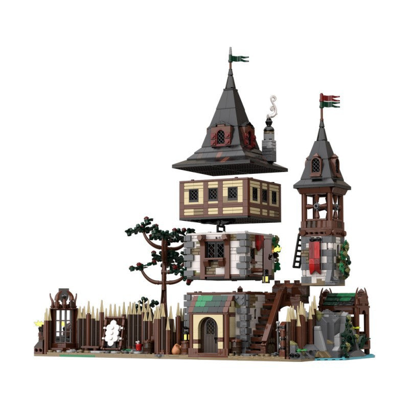 bear lord's castle building set | moc-222719 - 2