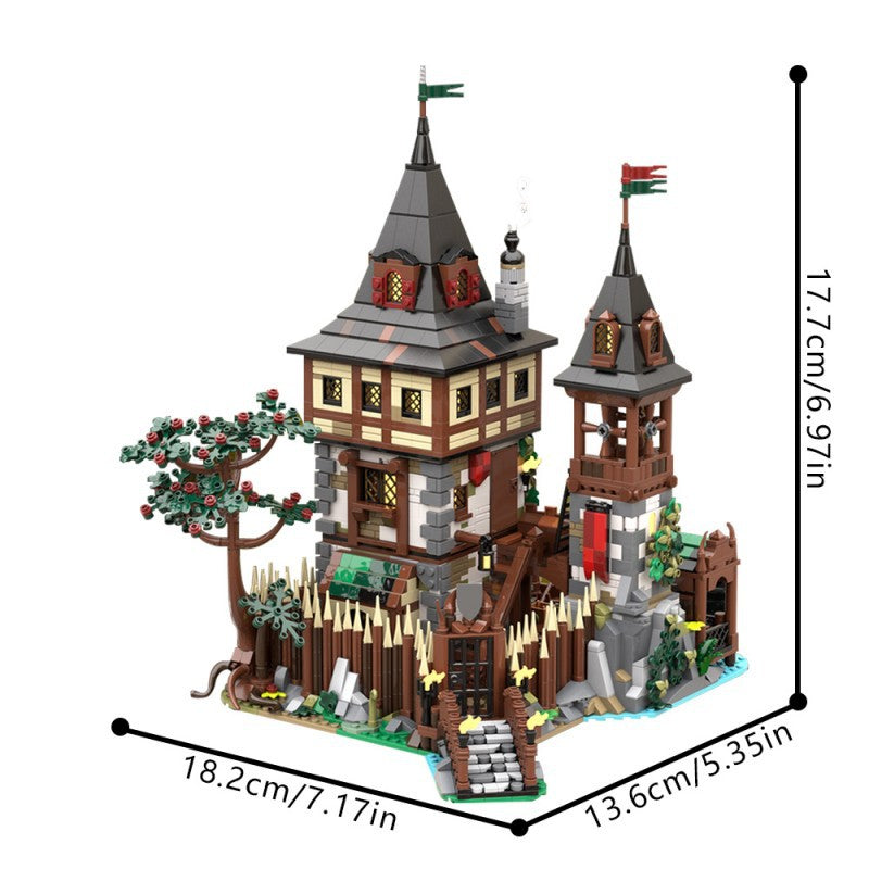 bear lord's castle building set | moc-222719 - 4