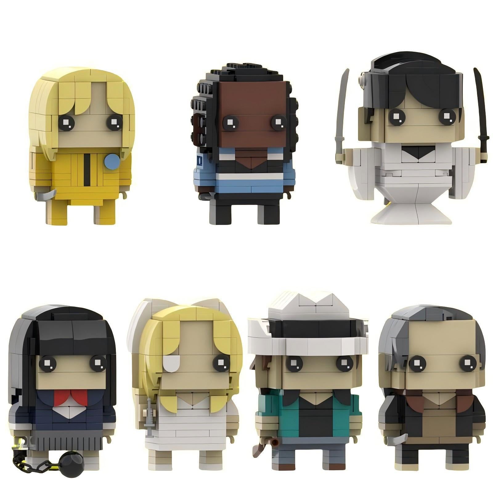 beatrix kiddo brickheadz building kit | kill bill | moc-119313 - 1