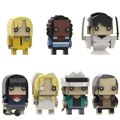 beatrix kiddo brickheadz building kit | kill bill | moc-119313 - 1