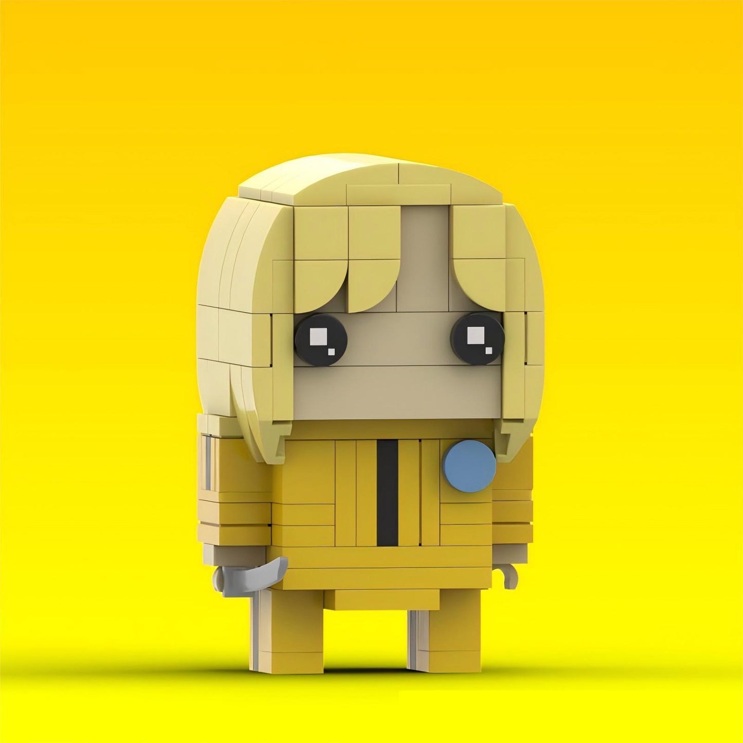 beatrix kiddo brickheadz building kit | kill bill | moc-119313 - 3