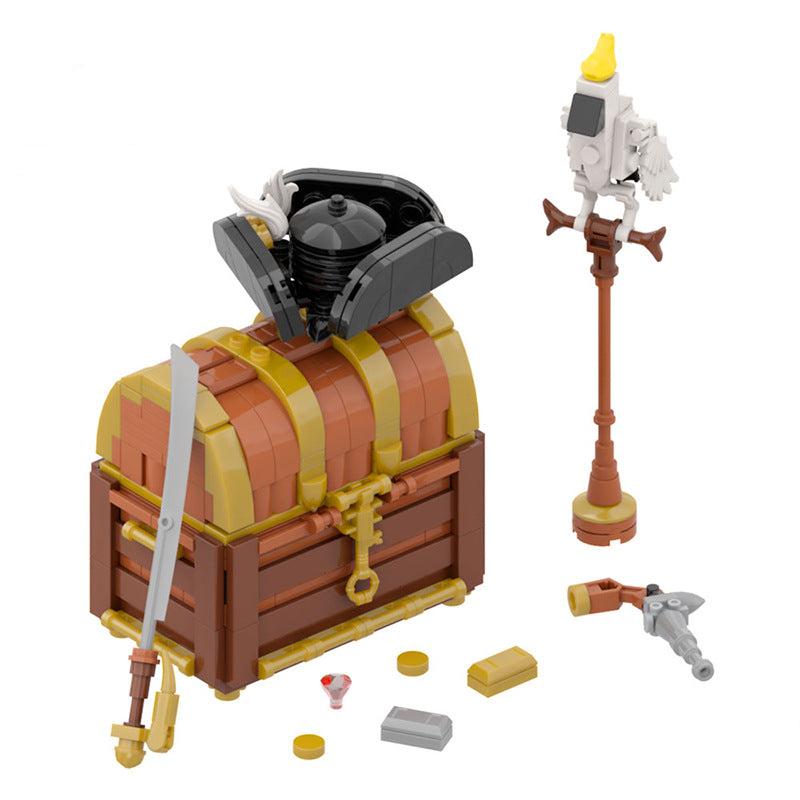 Beautiful Pirate Chest Building Kit | LEGO-Compatible MOC - 1