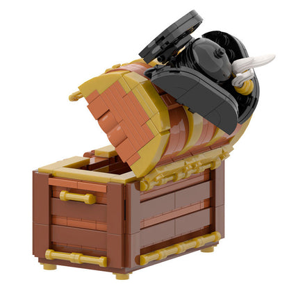 Beautiful Pirate Chest Building Kit | LEGO-Compatible MOC - 2