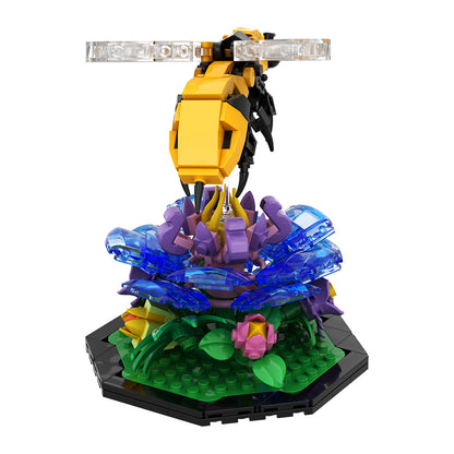 bee building set | lego compatible - 4