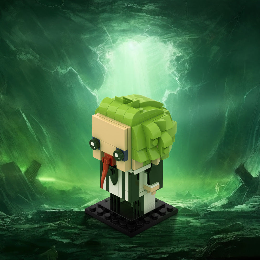 beetlejuice brickheadz building set | lego compatible - 1