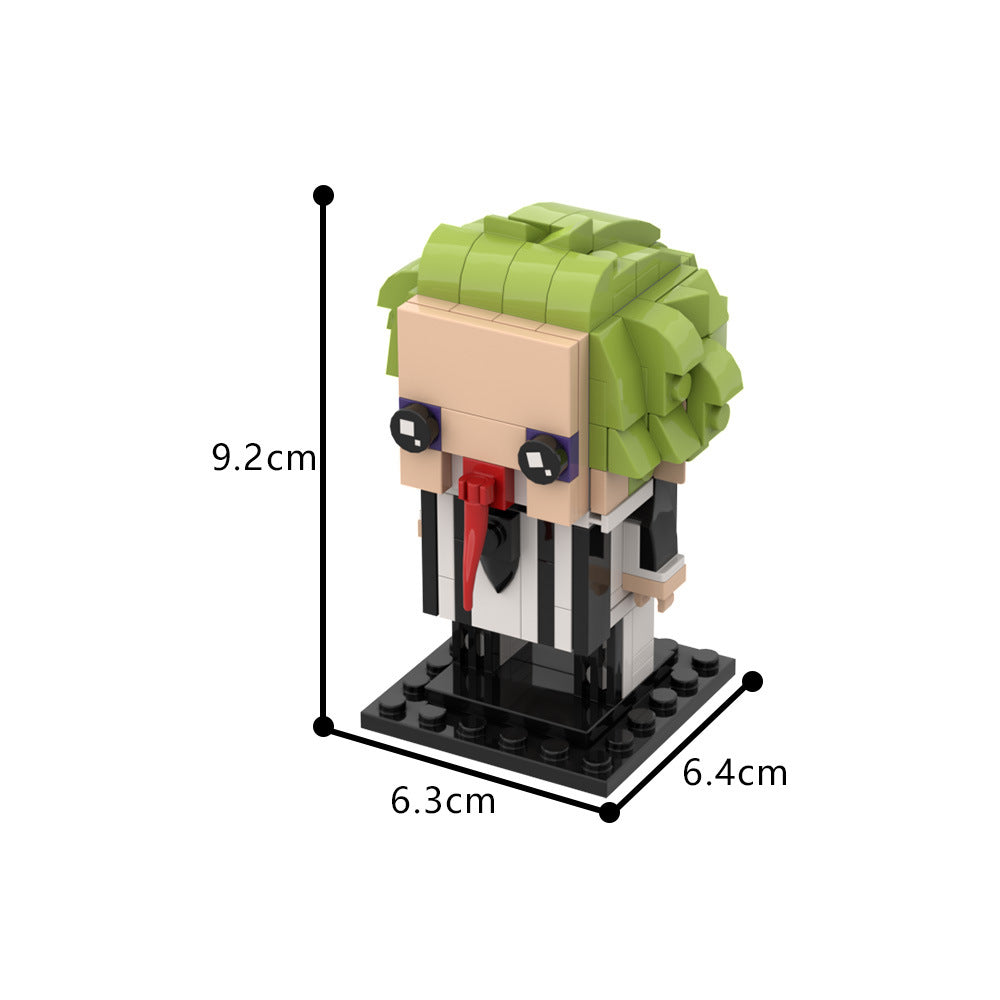 beetlejuice brickheadz building set | lego compatible - 4