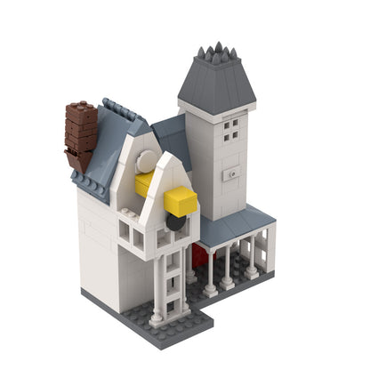 beetlejuice house building set | lego compatible - 5