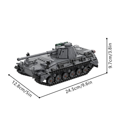 Begleitpanzer 57 Armored Vehicle MOC Building Kit | Cold War Military Model - 4
