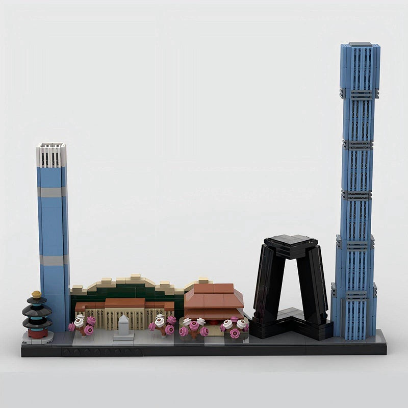 Beijing Skyline Building Kit | LEGO-Compatible MOC - 1