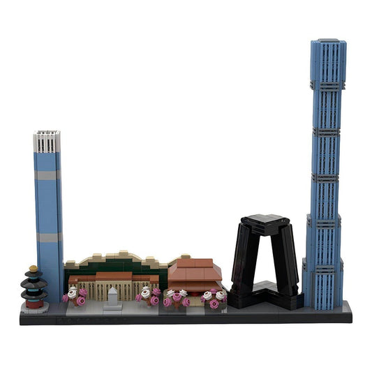 Beijing Skyline Building Kit | LEGO-Compatible MOC - 2