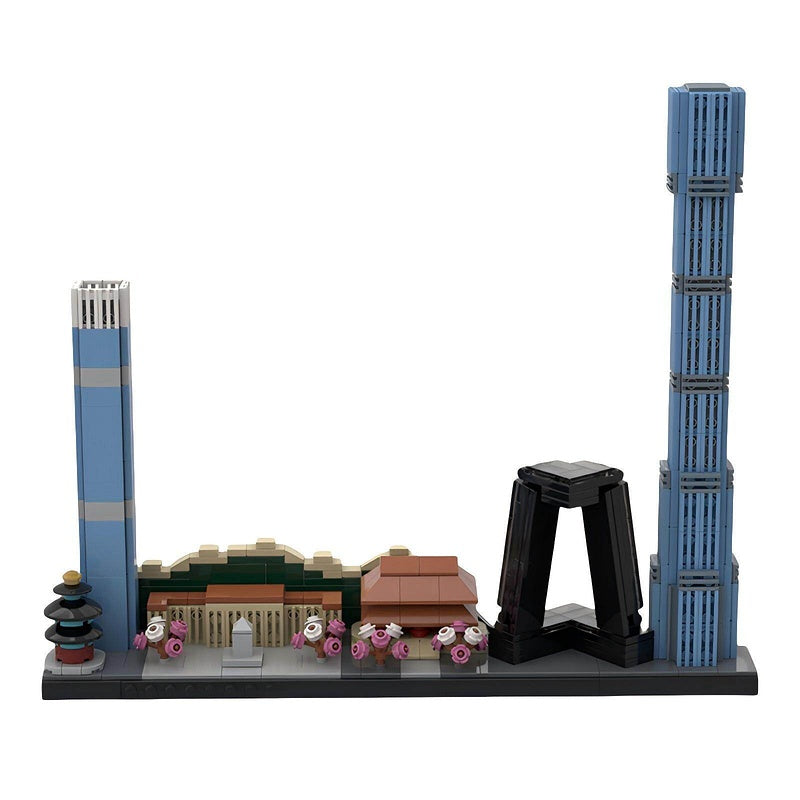 Beijing Skyline Building Kit | LEGO-Compatible MOC - 3