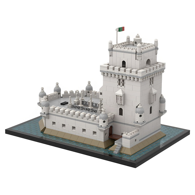 Belém Tower Lisbon Historic Fortress MOC Building Kit - 1