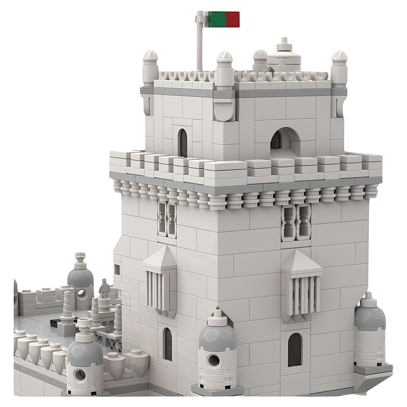Belém Tower Lisbon Historic Fortress MOC Building Kit - 5