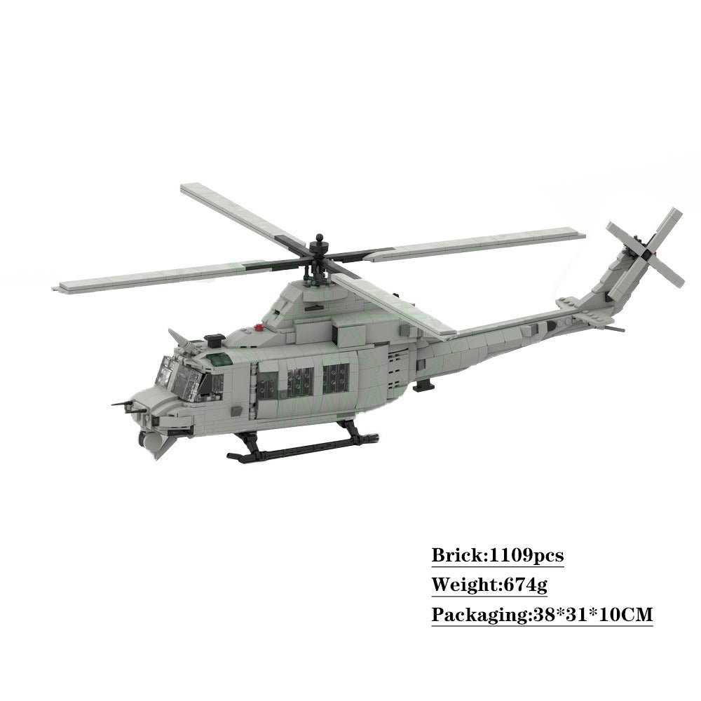 bell uh-1y venom building set | 1:35 scale | moc-141242 - 2