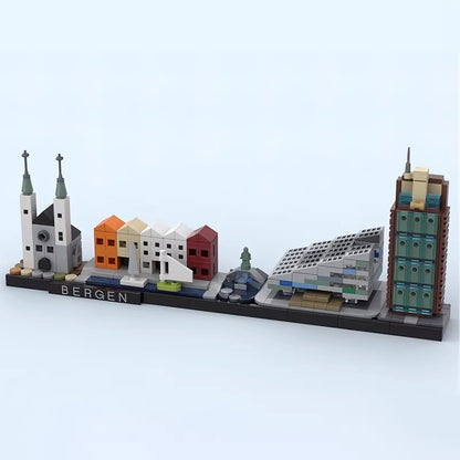bergen skyline building kit | moc-32220 - 3