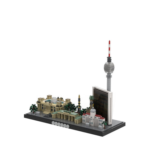 berlin skyline building set | moc-197505 - 2