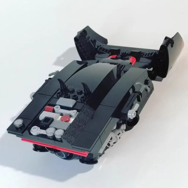 beyond the white knight batmobile building set | moc-137430 - 4