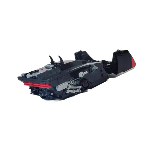 beyond the white knight batmobile building set | moc-137430 - 5