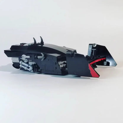 beyond the white knight batmobile building set | moc-137430 - 6
