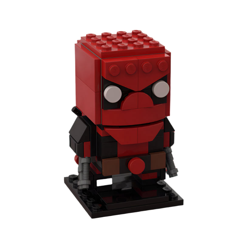 bhz002 deadpool brickheadz building set | moc-56652 - 2