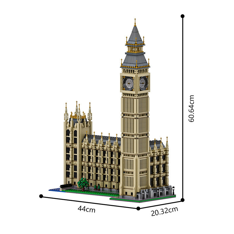 big ben building set | lego compatible - 4