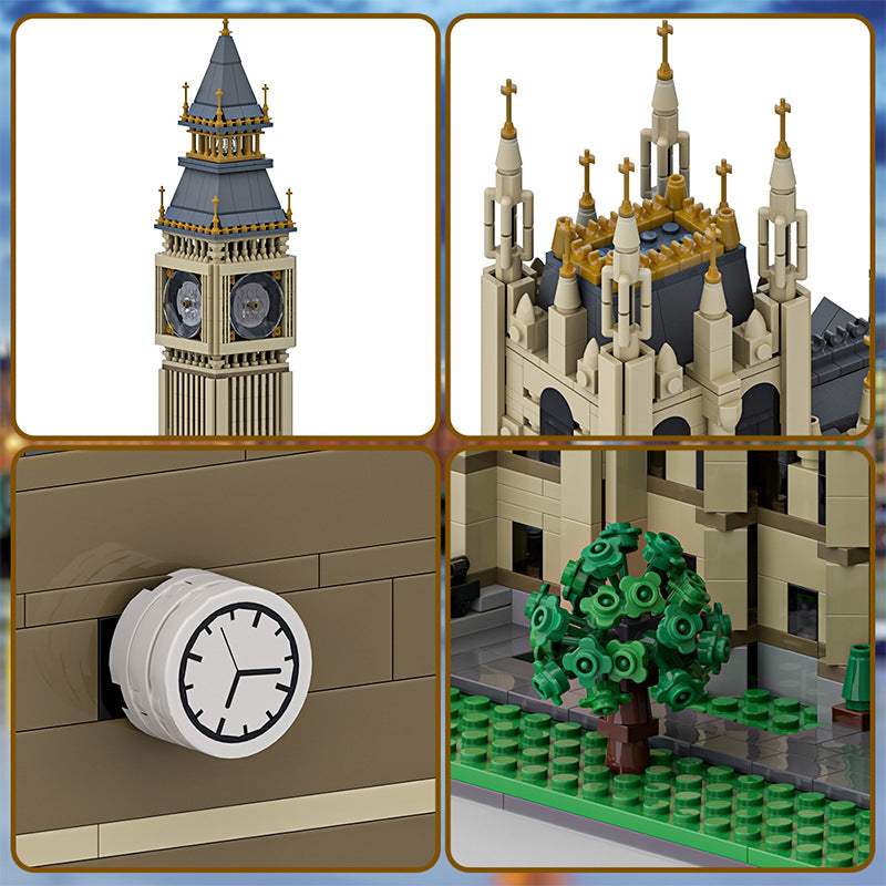 big ben building set | lego compatible - 6