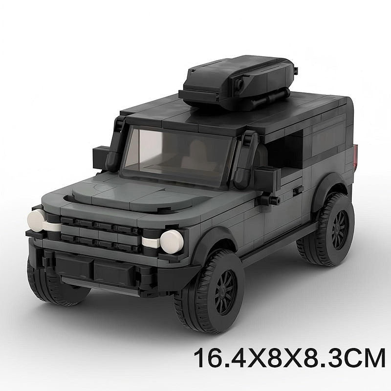 Big Bend 4x4 Off-Road SUV MOC Building Kit | Adventure Vehicle Model - 6