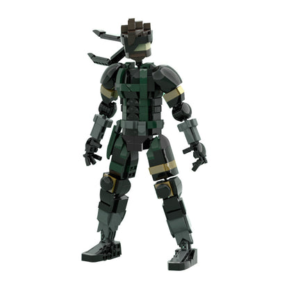big boss solid snake building set | metal gear solid | lego compatible - 4