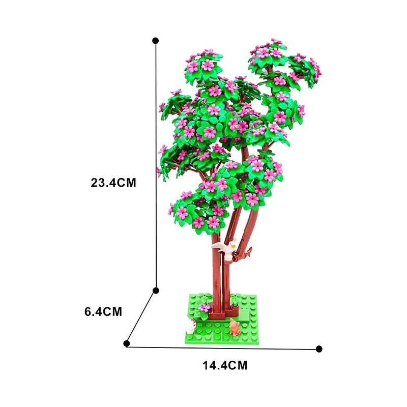 Big City Tree MOC Building Kit | Urban Nature Display Model - 3