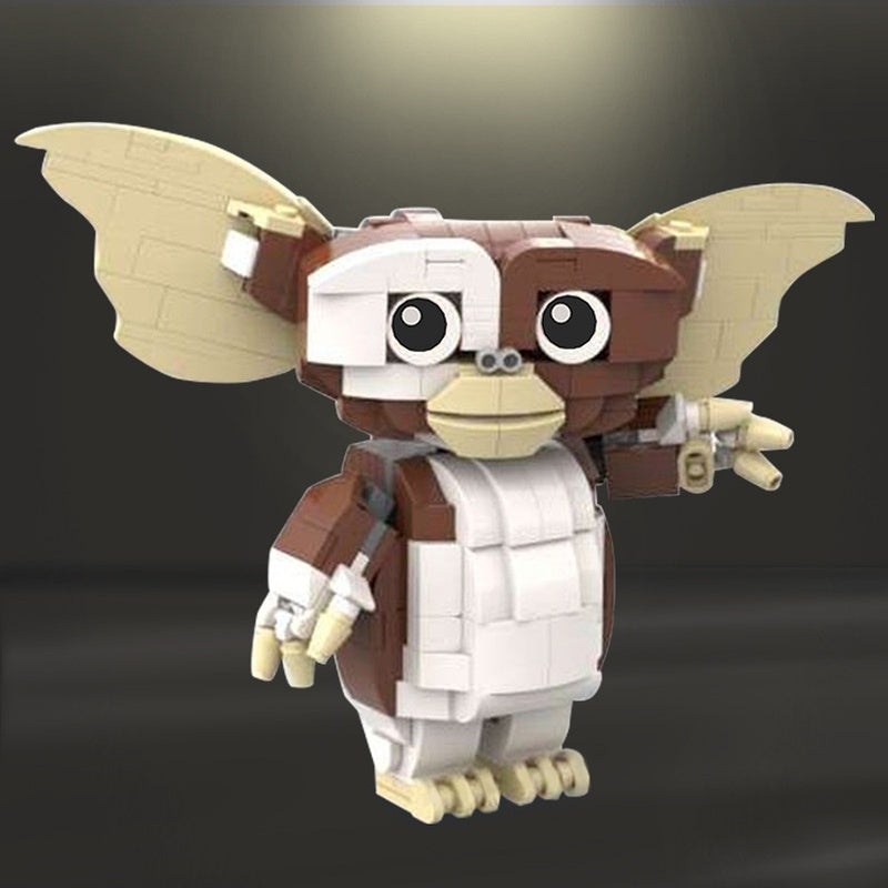 Big-Eared Brown & White Creature Character MOC Building Kit - 2