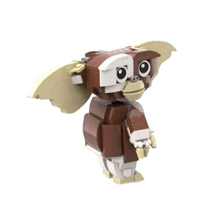 Big-Eared Brown & White Creature Character MOC Building Kit - 3