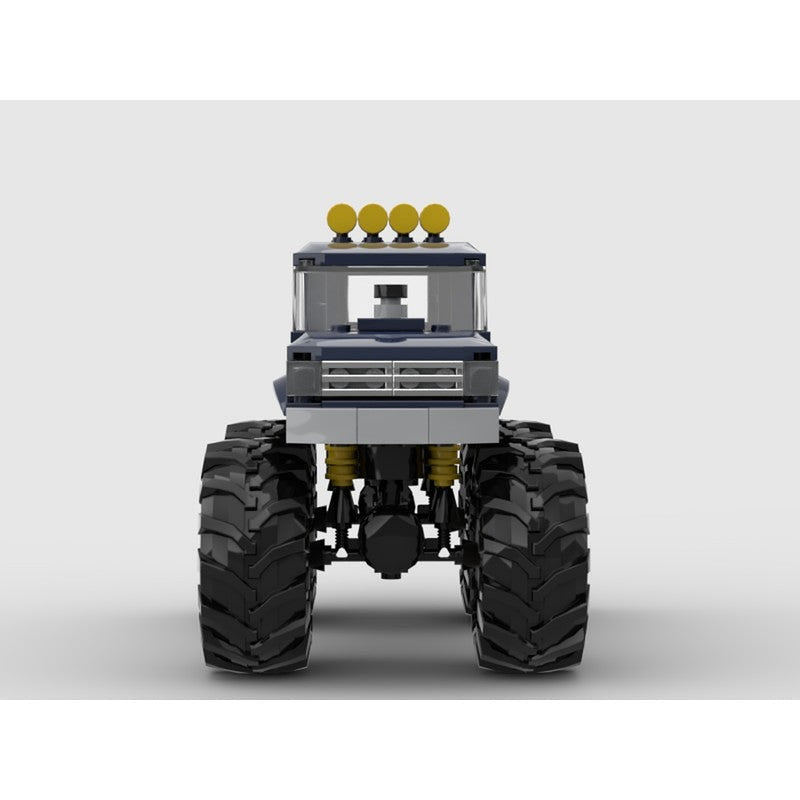 Big Foot Monster Truck MOC Building Kit | Off-Road Vehicle Model - 4