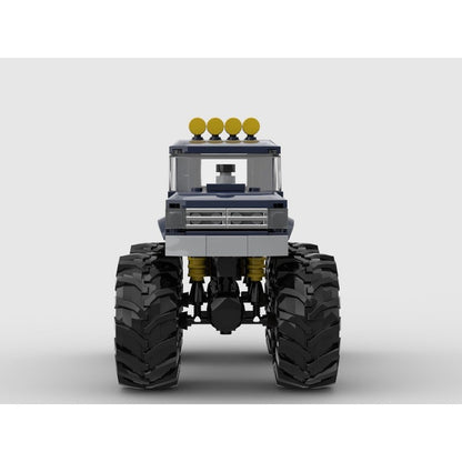 Big Foot Monster Truck MOC Building Kit | Off-Road Vehicle Model - 4