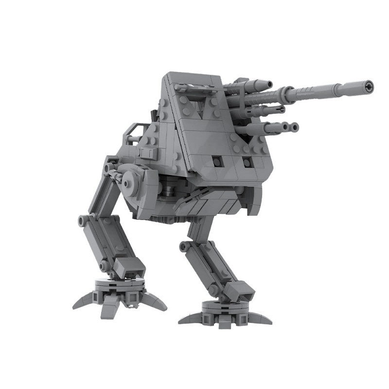 Bipedal Defense Turret Walker Sci-Fi Military Mech MOC Building Kit | LEGO-Compatible MOC - 1