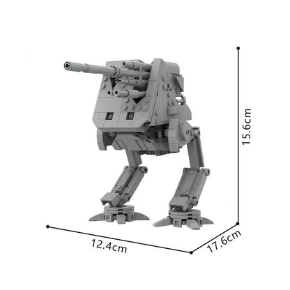 Bipedal Defense Turret Walker Sci-Fi Military Mech MOC Building Kit | LEGO-Compatible MOC - 5
