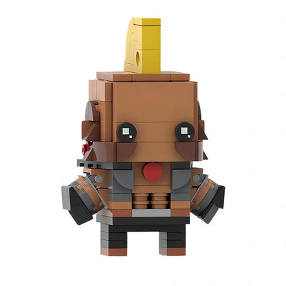 birdie brickheadz building kit | street fighter | moc-138388 - 3