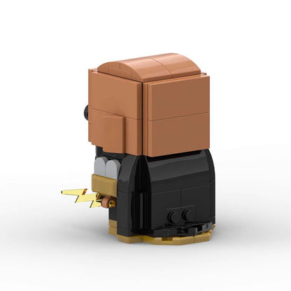black adam brickheadz moc set | lego-compatible superhero toy - 2