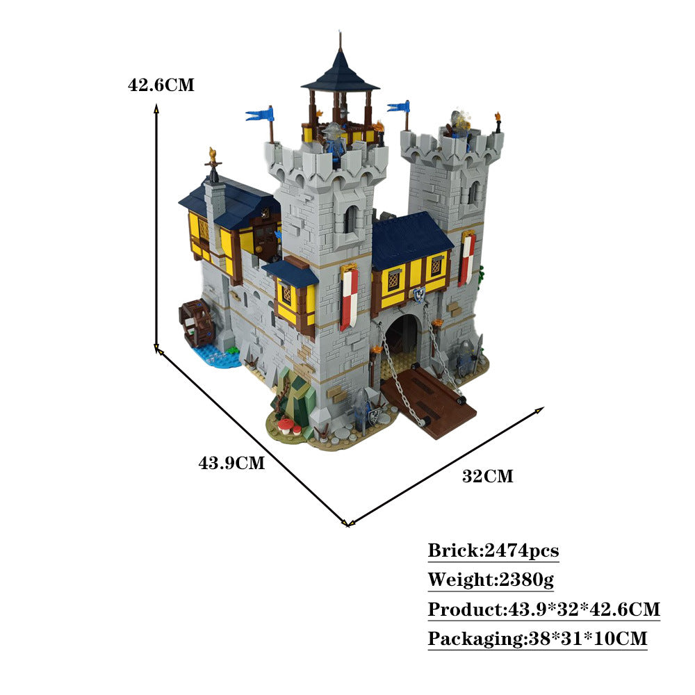 black falcon castle building set | moc-132740 - 4