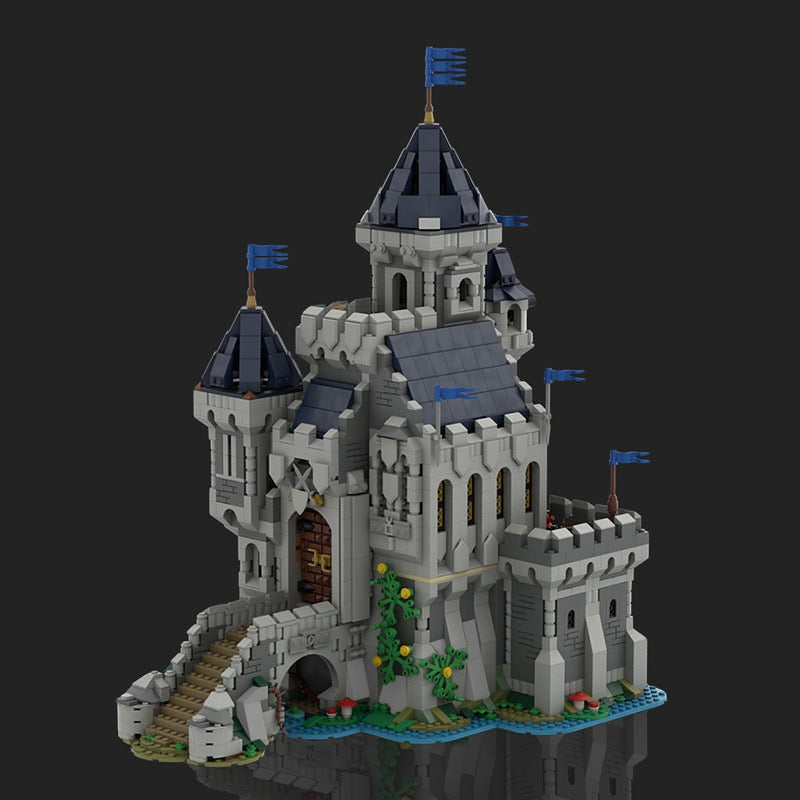 Black Falcon Knight's Castle MOC Building Kit | Medieval Fortress Model - 2