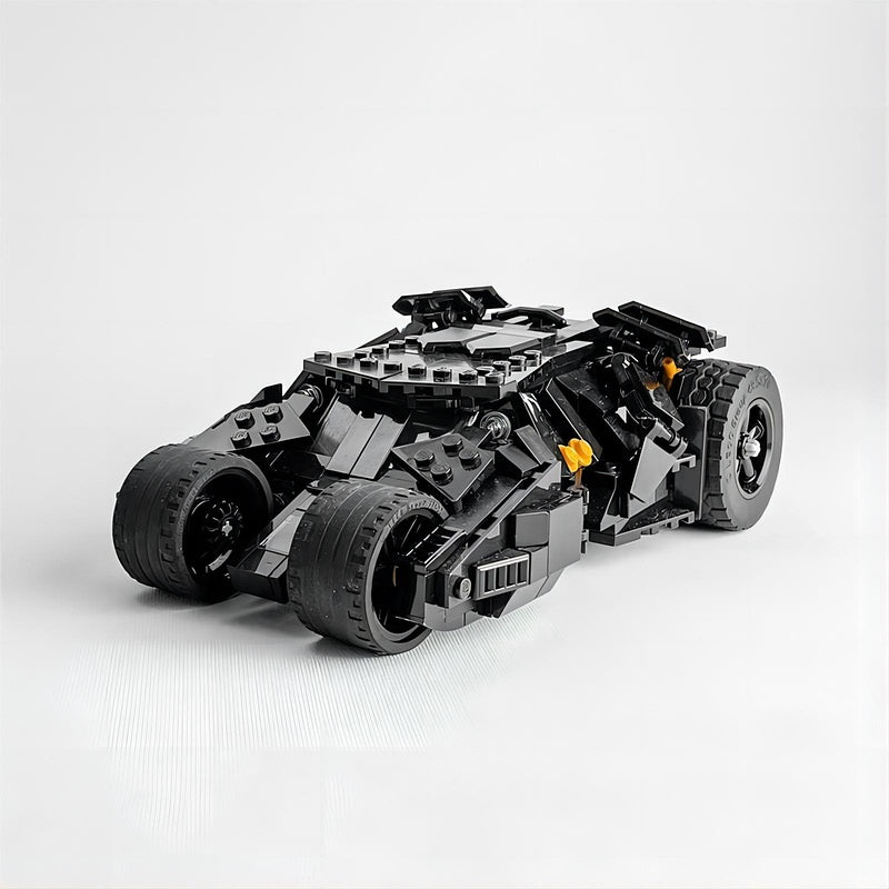 Black Futuristic Armored Pursuit Car MOC Building Kit - 1