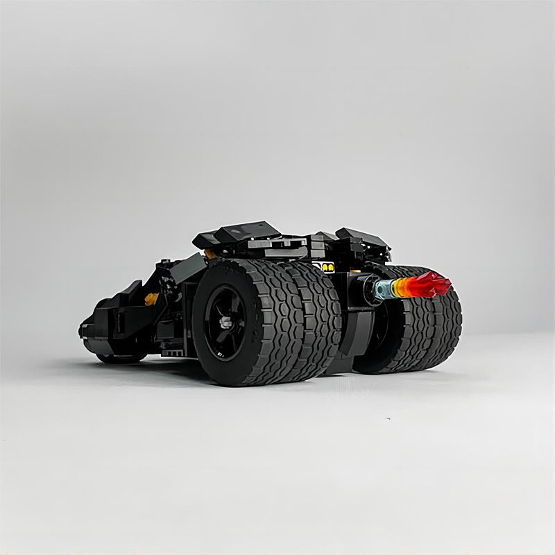 Black Futuristic Armored Pursuit Car MOC Building Kit - 2