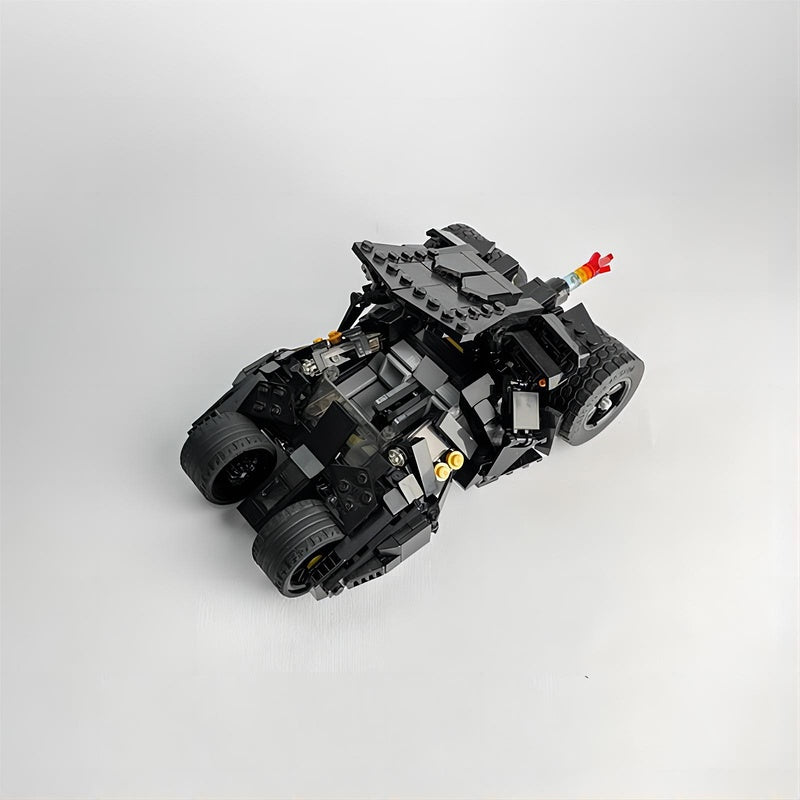 Black Futuristic Armored Pursuit Car MOC Building Kit - 4