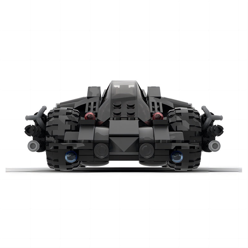 Black Futuristic Tactical Pursuit Car MOC Building Kit - 3