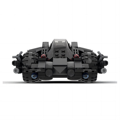 Black Futuristic Tactical Pursuit Car MOC Building Kit - 3