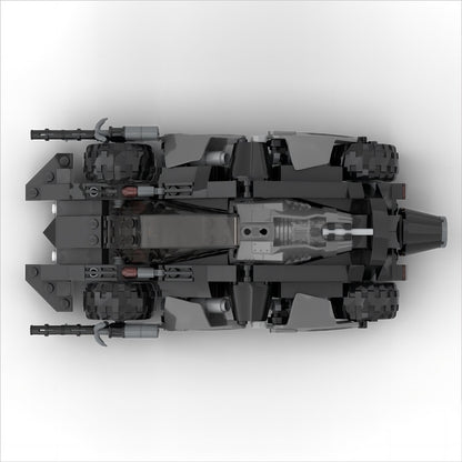 Black Futuristic Tactical Pursuit Car MOC Building Kit - 4