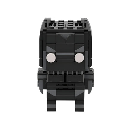 black panther brickheadz moc building set | marvel | lego-compatible - 1
