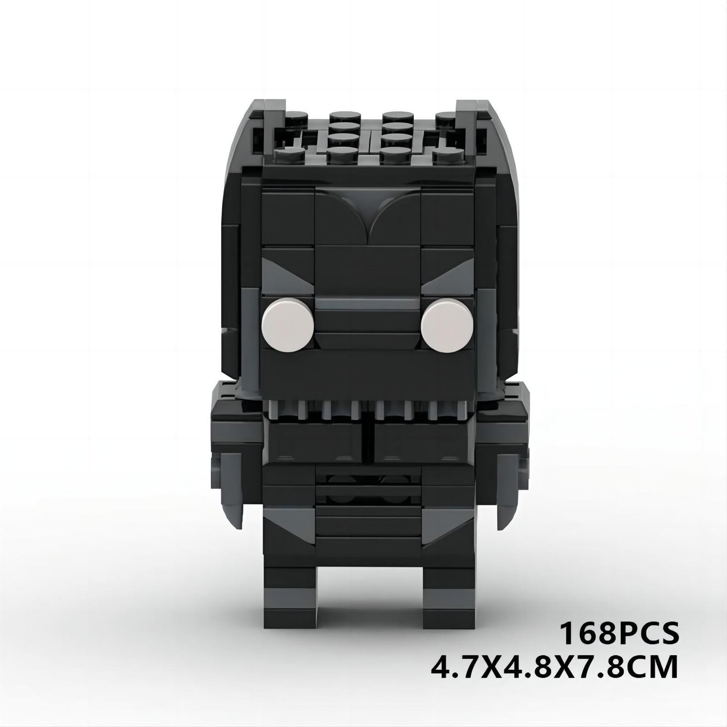 black panther brickheadz moc building set | marvel | lego-compatible - 2